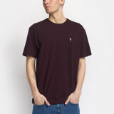 REVOLUTION 1418 DAR Burgundy T-shirt