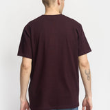 REVOLUTION 1418 DAR Burgundy T-shirt