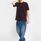 REVOLUTION 1418 DAR Burgundy T-shirt