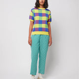 BOBO CHOSES Jacquard-Vichy-Pullover