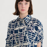 Camisa BOBO CHOSES Cookery Festival Oversize Azul