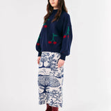 BOBO CHOSES Pullover Kirsche Marine