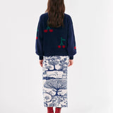 BOBO CHOSES Pullover Kirsche Marine