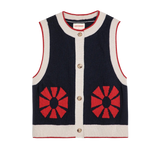 Chaleco BOBO CHOSES Flower Navy