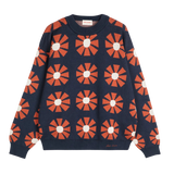 Jersey BOBO CHOSES Flower Jacquard Navy