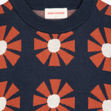 Jersey BOBO CHOSES Flower Jacquard Navy