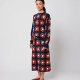 Jersey BOBO CHOSES Flower Jacquard Navy