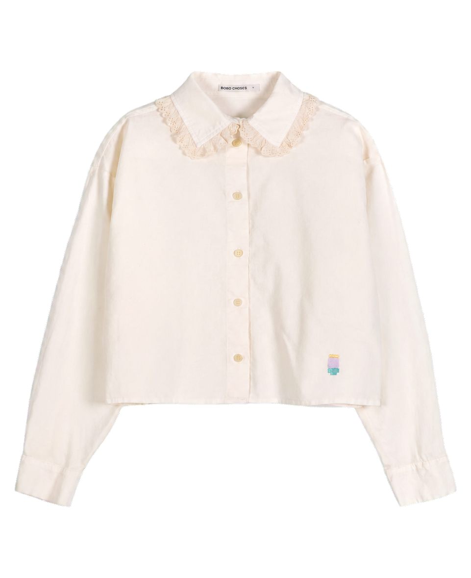 Camisa BOBO CHOSES Lace Ending Poplin - flat