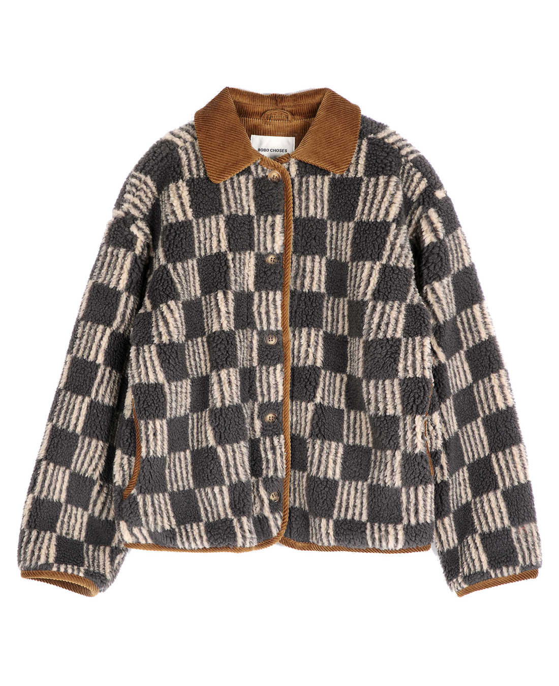 Chaqueta BOBO CHOSES Almost Moiré Sherpa - flat