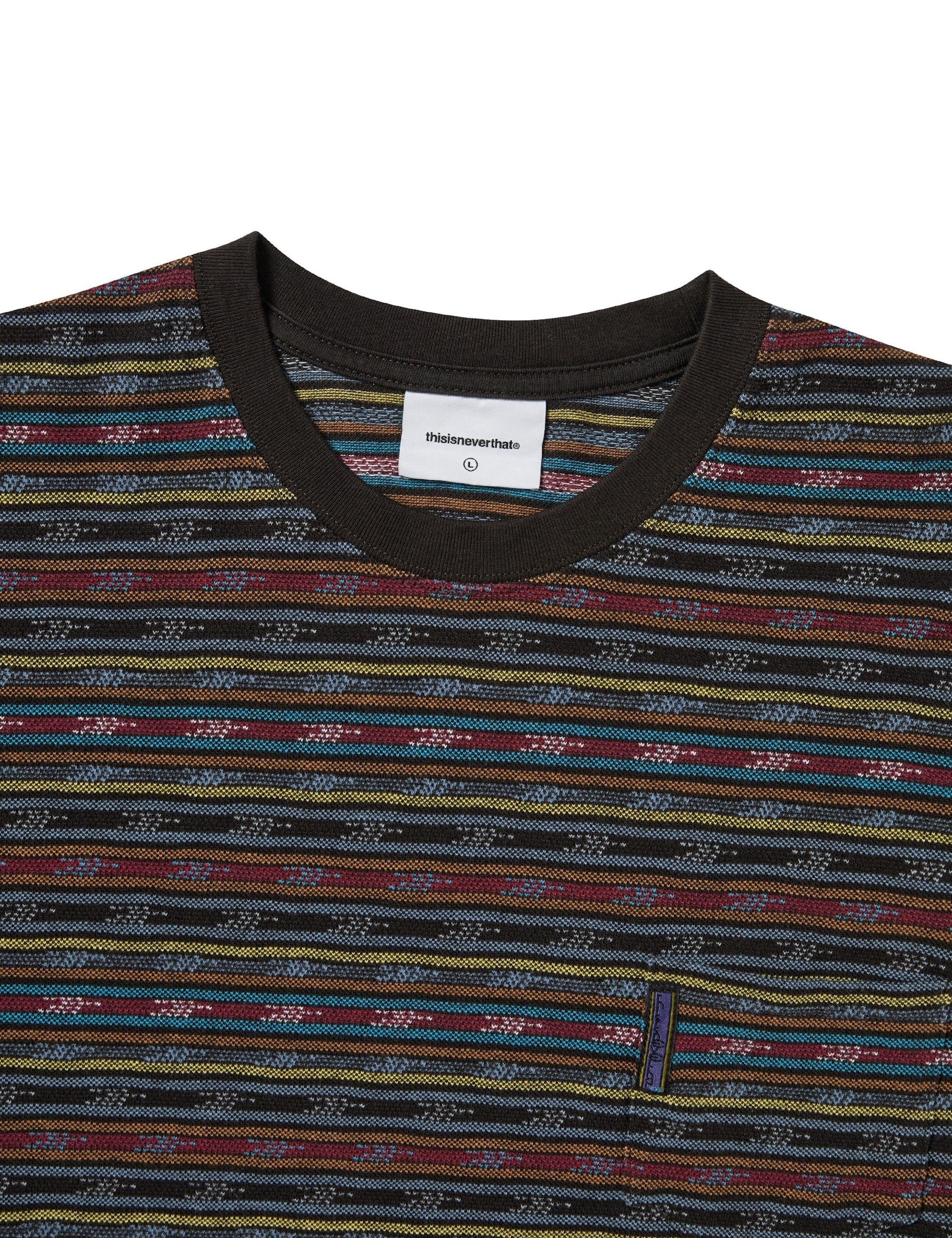 Camiseta THISISNEVERTHAT™ Be Striped Brown