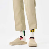 HAPPY SOCKS Sonderedition Beatles Silhouetten Weiße Socken 