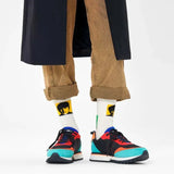HAPPY SOCKS Sonderedition Beatles Silhouetten Weiße Socken 