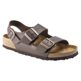 BIRKENSTOCK Milano Birko-Flor Nubuk Dunkelbraun