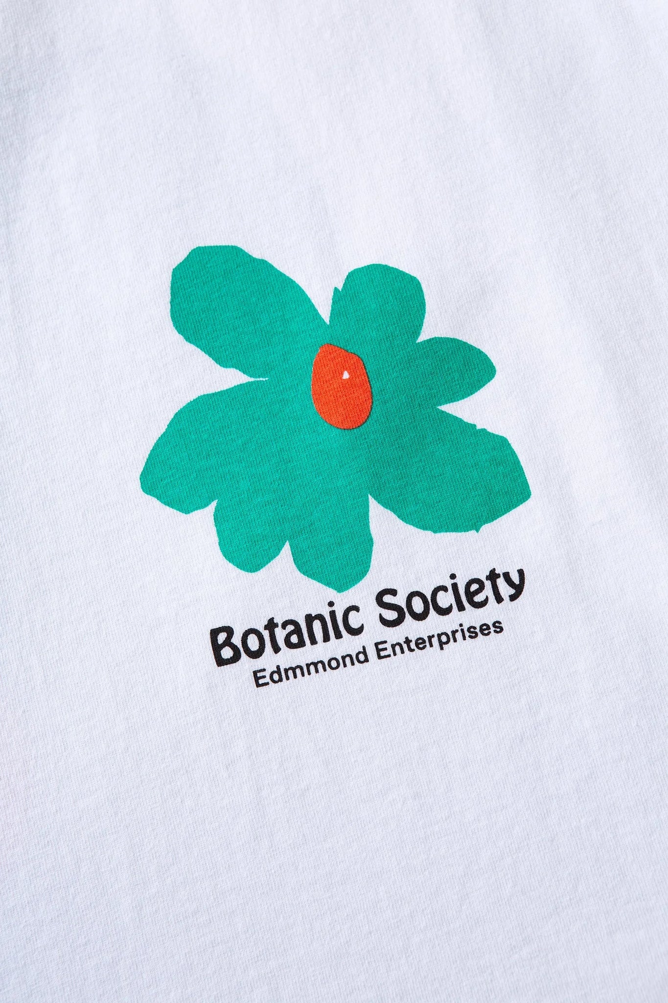 Weißes T-Shirt der Edmmond Studios Botanic Society