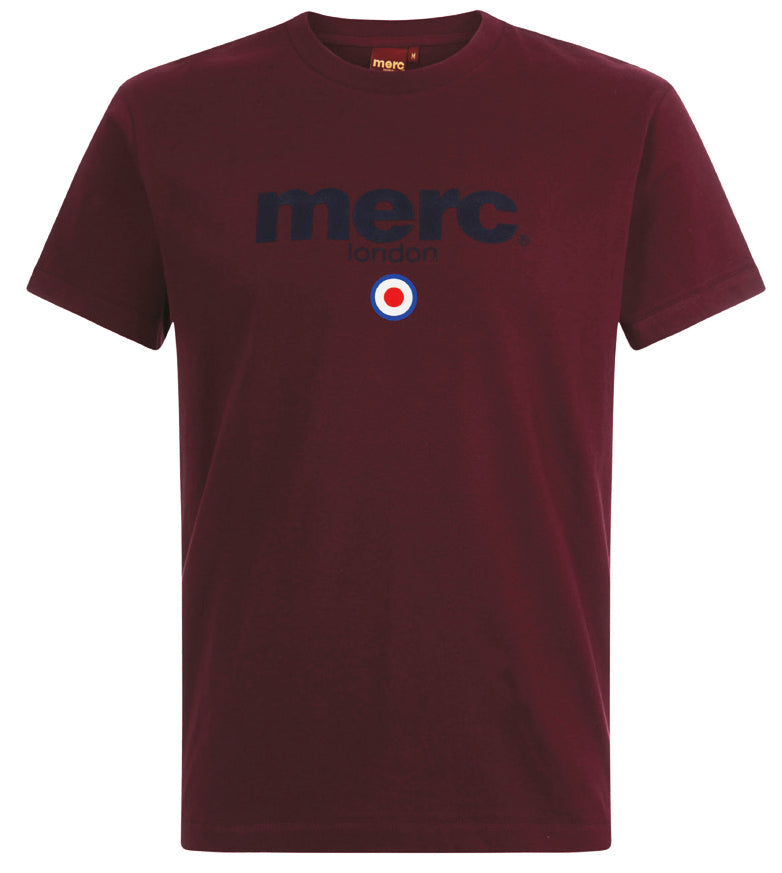 Camiseta MERC Brighton Burgundy — fotografía oficial de producto