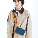 SANGLE ÉLASTIQUE TOPOLOGIE - CUIR SYNTHÉTIQUE CHROMÉ