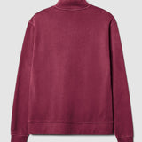 Sudadera BLUE BANANA Unisex Iconic Half Zip Burgundy