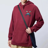 Sudadera BLUE BANANA Hoodie Classic Burgundy