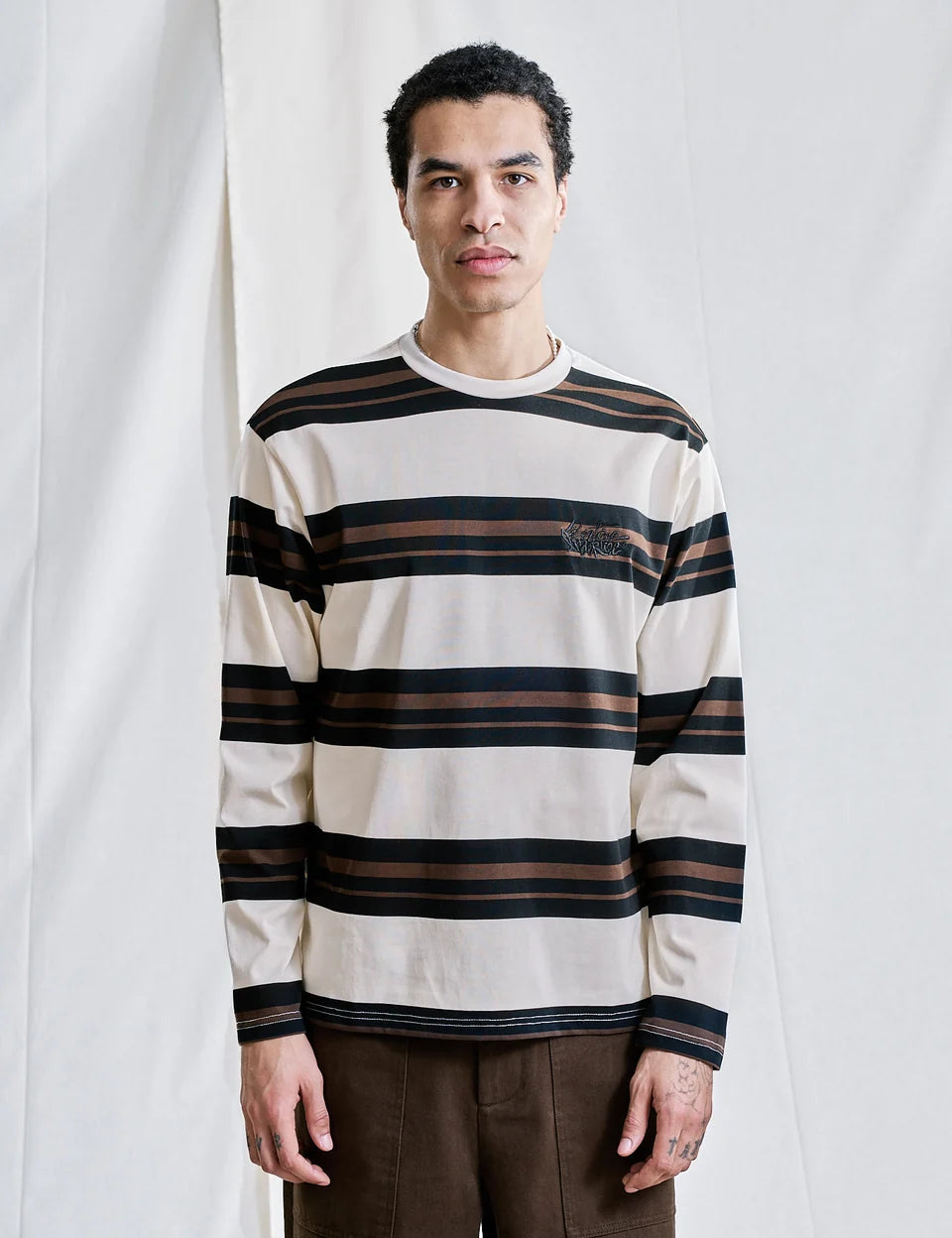 Camiseta LIBERTINE LIBERTINE Affirm Ecru Brown
