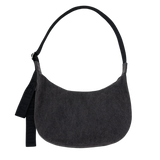 Bolso BAGGU Medium Denim Crescent Washed Black Denim