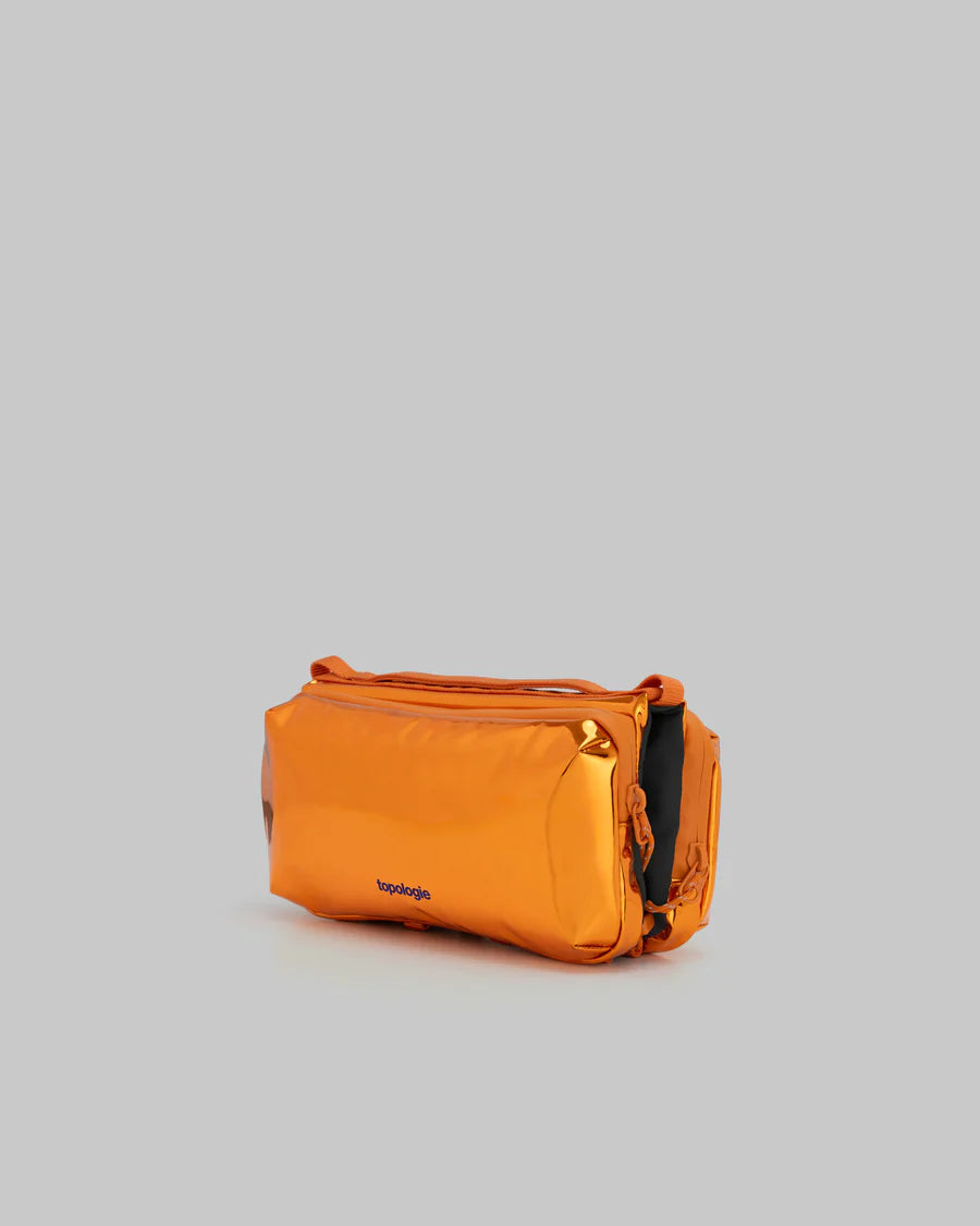 Bolso TOPOLOGIE Bottle Sacoche Medium Orange Metallic