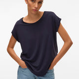 Camiseta VERO MODA Plain Night sky