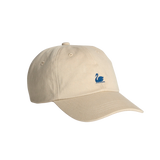 Gorra MERZ B SCHWANEN Swan Logo Cotton Twill Light Khaki / Deep Blue