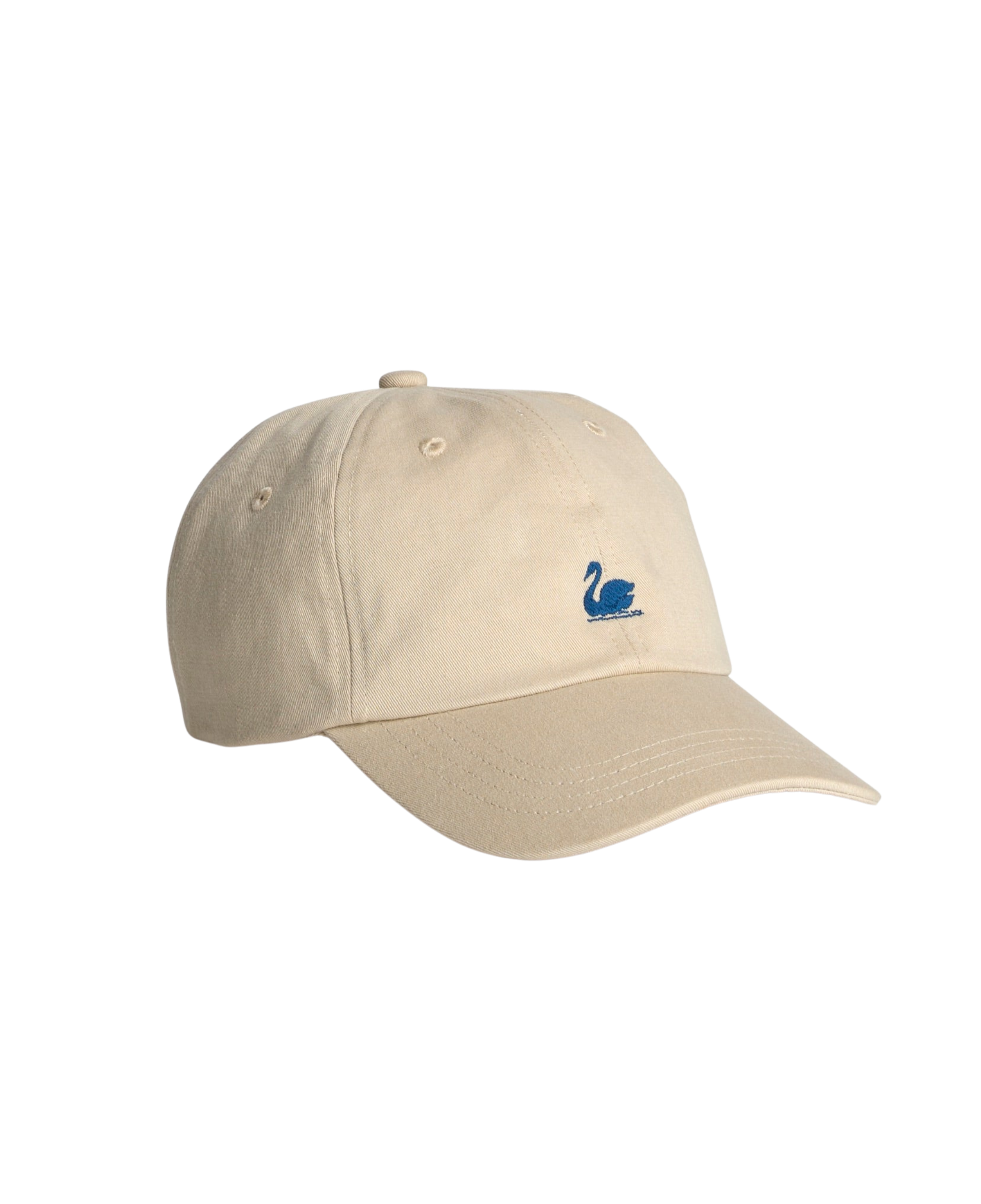 Gorra MERZ B SCHWANEN Swan Logo Cotton Twill Light Khaki / Deep Blue