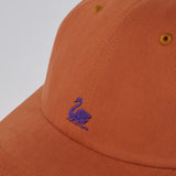 MERZ B SCHWANEN Swan Logo Cotton Twill Pumpkin Cap