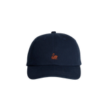 Gorra MERZ B SCHWANEN Swan Logo Cotton Twill Night Blue / Nut