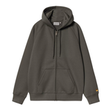 CARHARTT Hooded Chase Jacket Shungite / Gold