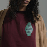 Camiseta CAT Moto Graders Bordeaux