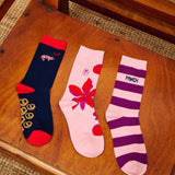 Pack de 3 Calcetines FRNCH Cornish Rosa