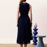 Vestido FRNCH Saquarema Bleu Marine