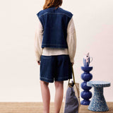 Chaleco FRNCH Victory Blue Jean