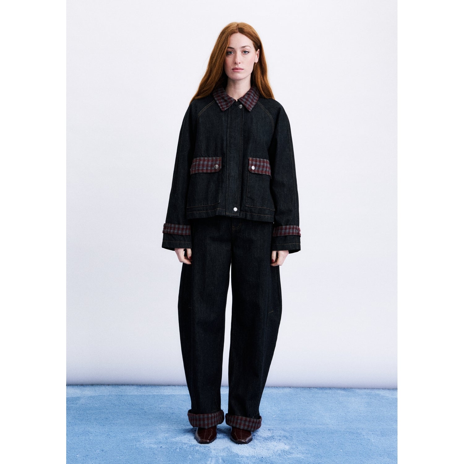 Chaqueta FRNCH Honshu Azul noche – fotografía oficial