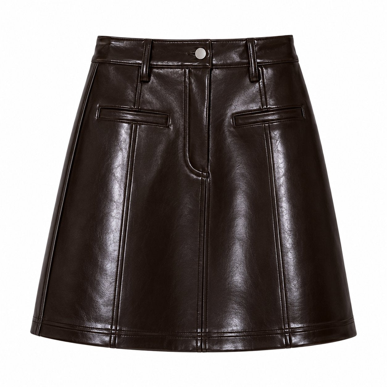 Falda FRNCH Klima Chocolate, vista frontal
