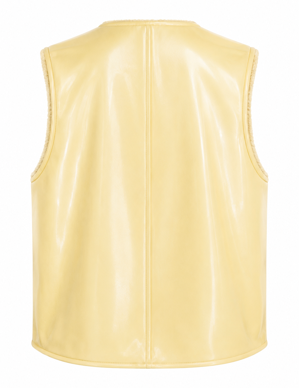 Chaleco FRNCH Myoko Amarillo Mantequilla, vista frontal