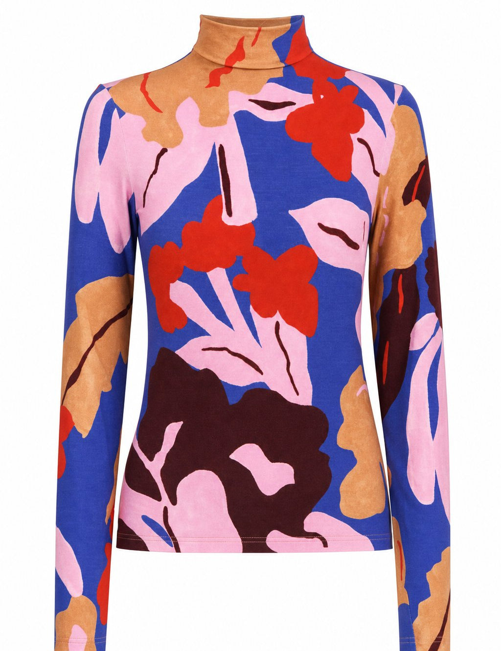 Top FRNCH Yongin Print Kanzan, vista frontal