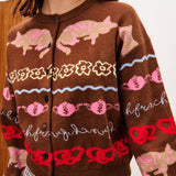 Cárdigan FRNCH Abyssin Ice Brown