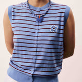 Chaleco FRNCH Glacier Azul Lavanda