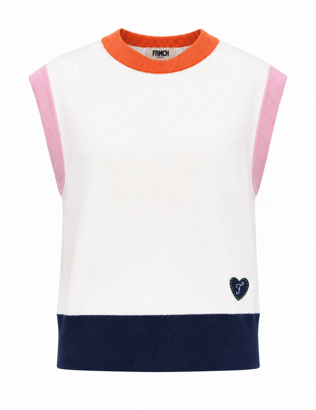 Jersey FRNCH Mickle Crema, vista frontal