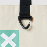 Bolsa Tote BLUE BANANA SQUARE Crema