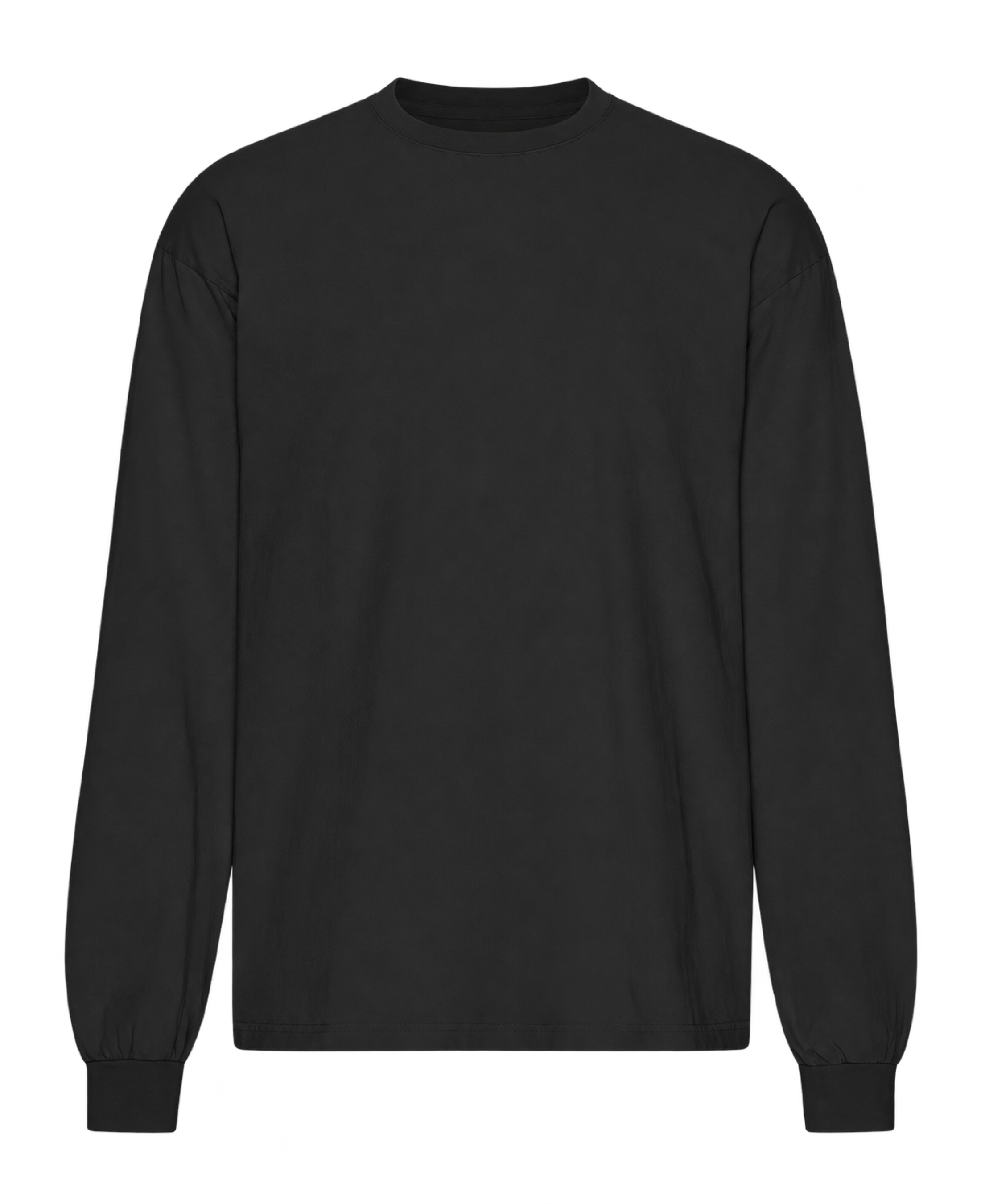 Camiseta Oversize Orgánica de Manga Larga COLORFUL STANDARD Deep Black