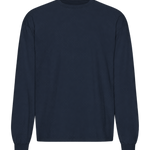 Camiseta Oversize Orgánica de Manga Larga COLORFUL STANDARD Navy Blue