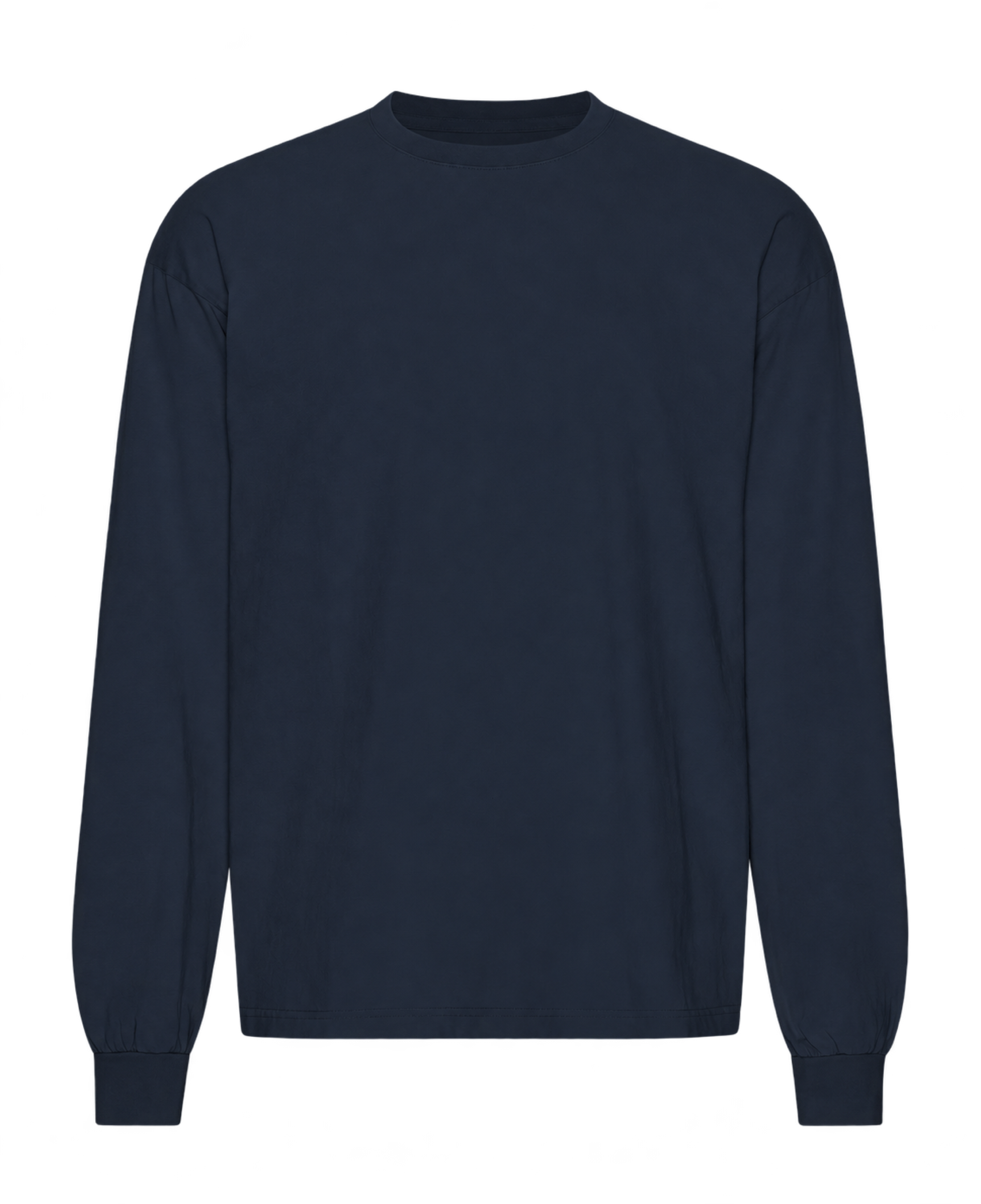 Camiseta Oversize Orgánica de Manga Larga COLORFUL STANDARD Navy Blue