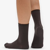 Calcetín Colorful Standard Clásico Orgánico Mujer - Coffee Brown