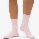 Klassische organische Damensocke - Rosa
