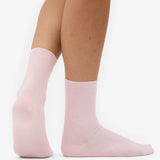 Klassische organische Damensocke - Rosa