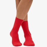 Calcetín COLORFUL STANDARD Clásico Orgánico Mujer - Red Tangerine